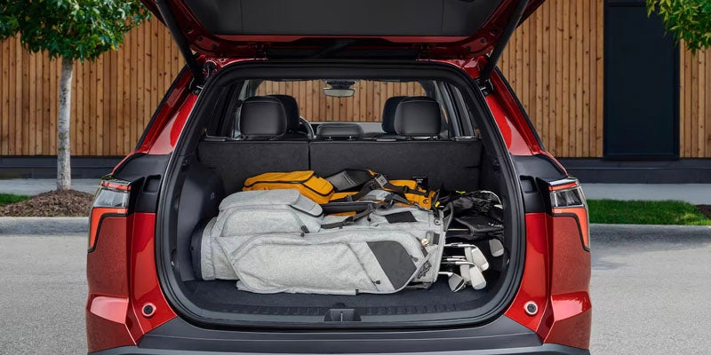Open trunk view of a 2025 Chevrolet Equinox